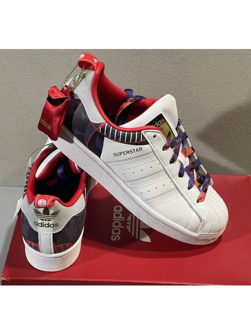 Adidas Superstar 2021 Year Of The Ox Camo Shoes Size 4.5 GZ7350 NWT